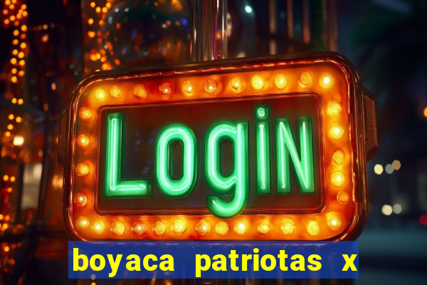 boyaca patriotas x deportivo pereira