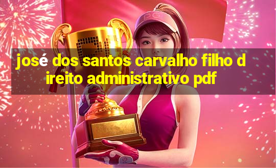 josé dos santos carvalho filho direito administrativo pdf