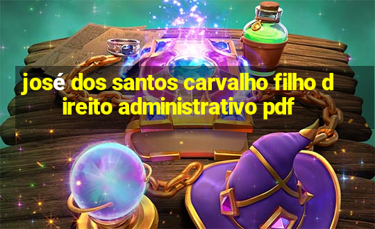 josé dos santos carvalho filho direito administrativo pdf