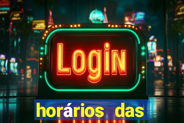 horários das plataformas de jogos