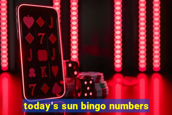 today's sun bingo numbers