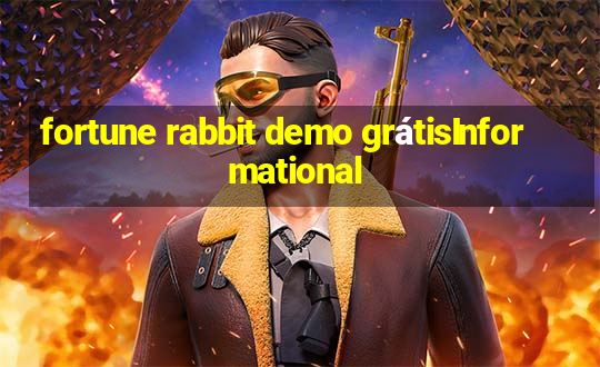 fortune rabbit demo grátisInformational