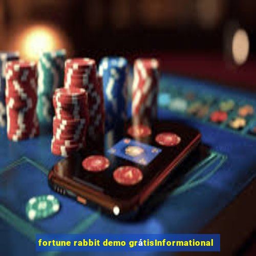 fortune rabbit demo grátisInformational