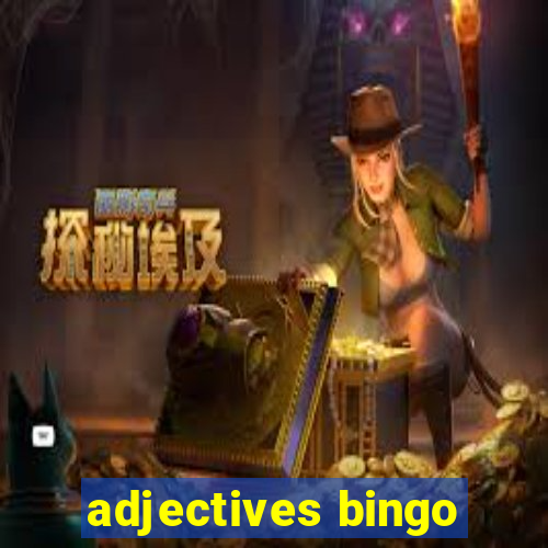 adjectives bingo