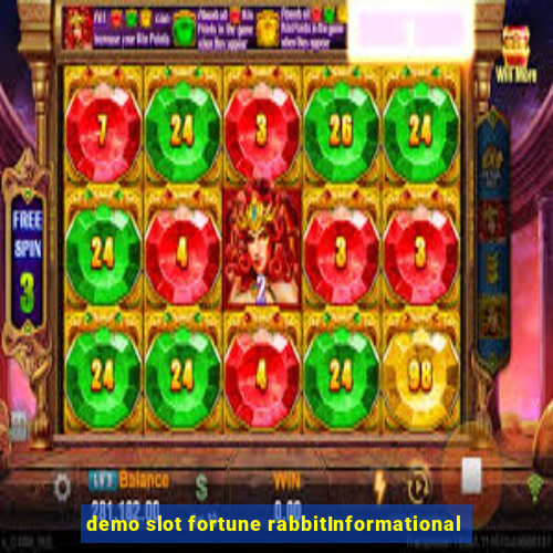 demo slot fortune rabbitInformational