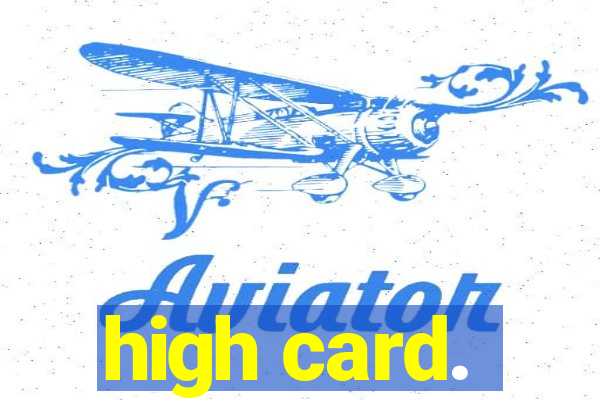 high card.