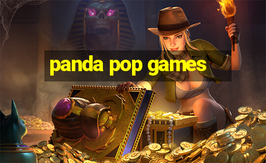 panda pop games