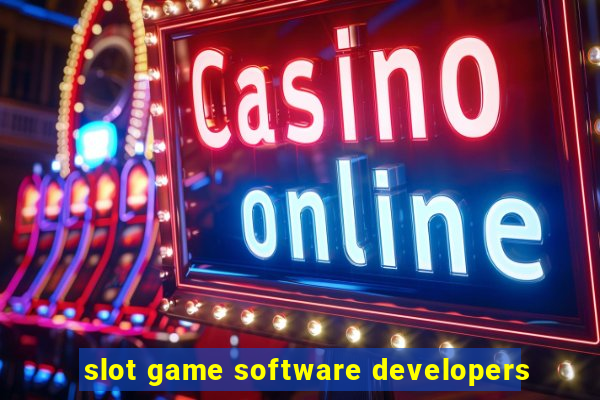 slot game software developers