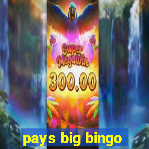 pays big bingo