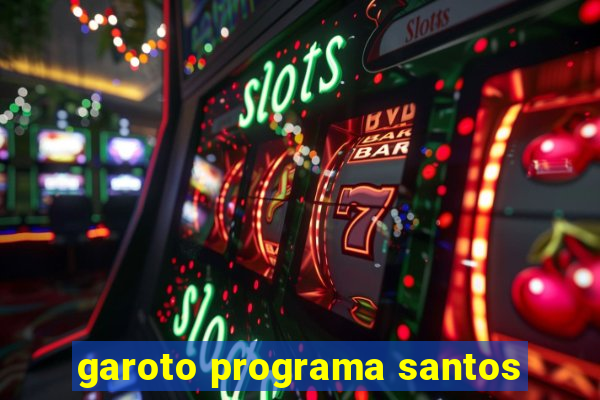 garoto programa santos