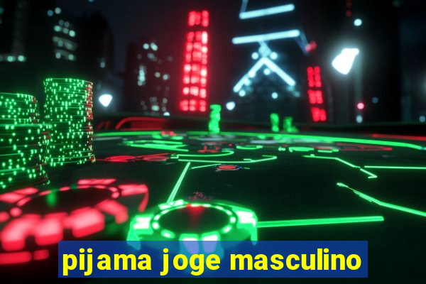 pijama joge masculino