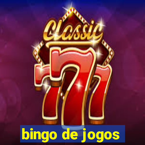 bingo de jogos