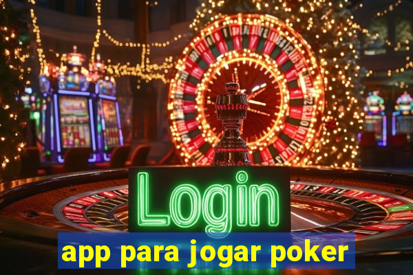 app para jogar poker