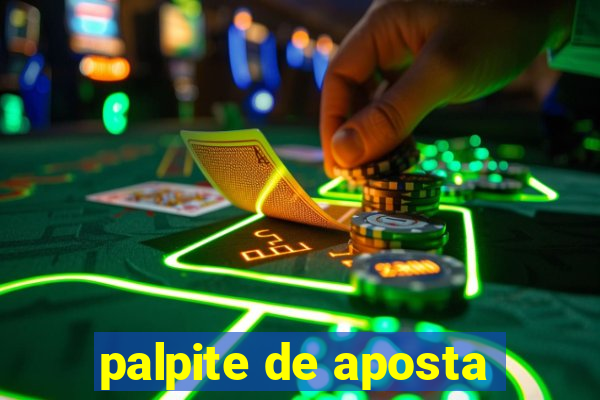 palpite de aposta