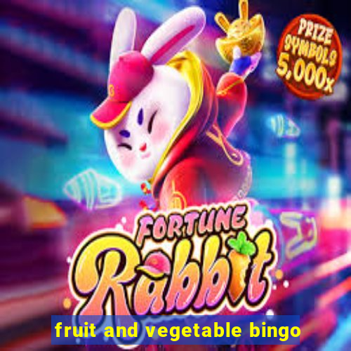 fruit and vegetable bingo