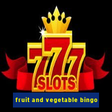 fruit and vegetable bingo