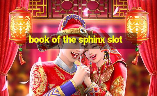 book of the sphinx slot