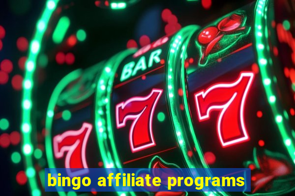 bingo affiliate programs