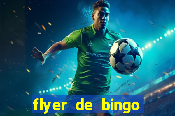 flyer de bingo para editar