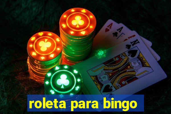 roleta para bingo