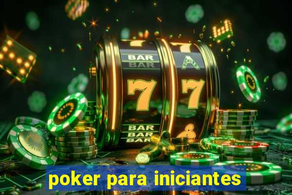 poker para iniciantes