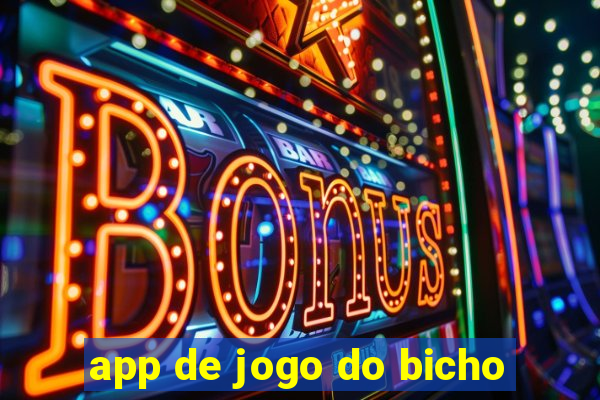 app de jogo do bicho