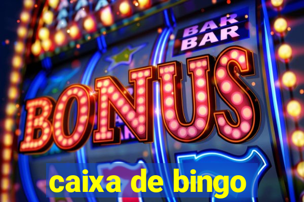 caixa de bingo