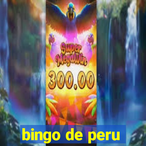 bingo de peru