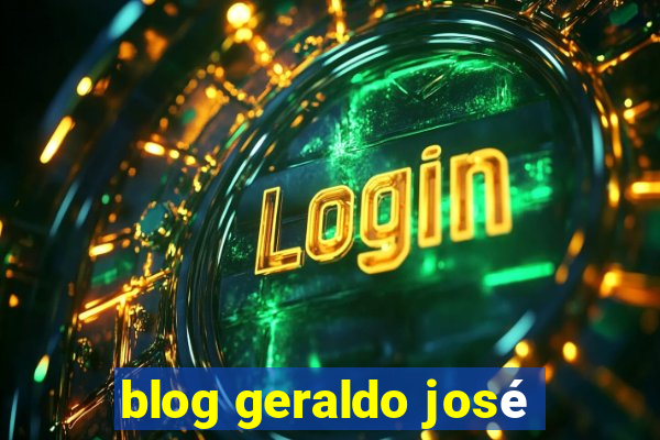 blog geraldo josé