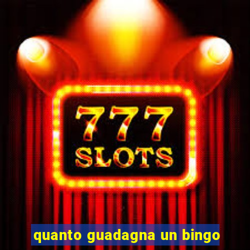 quanto guadagna un bingo