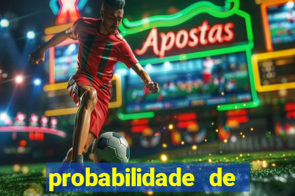 probabilidade de jogos de futebol de hoje