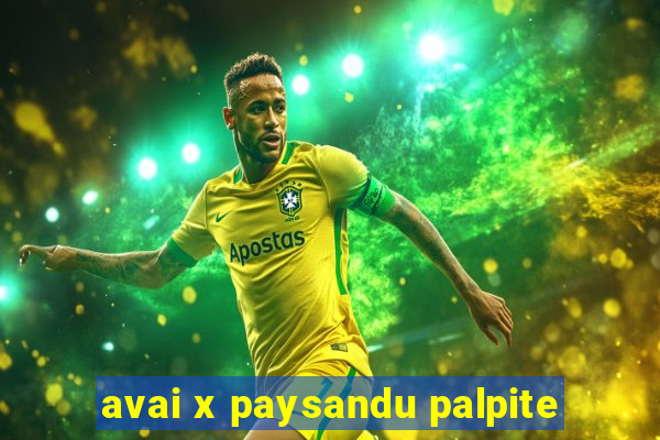 avai x paysandu palpite