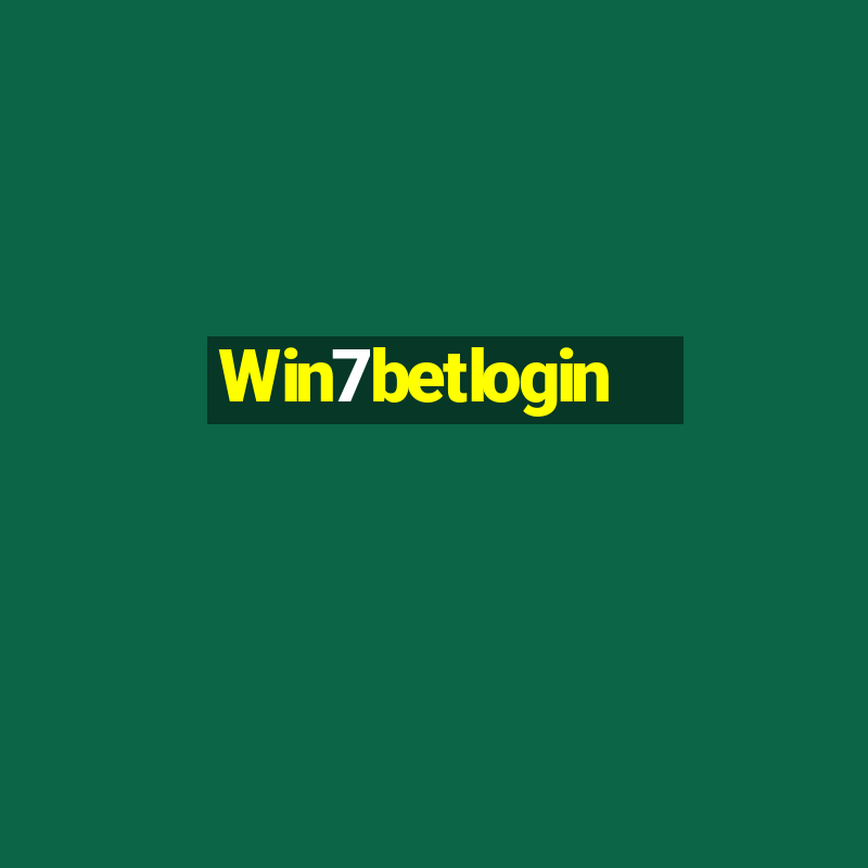 Win7betlogin