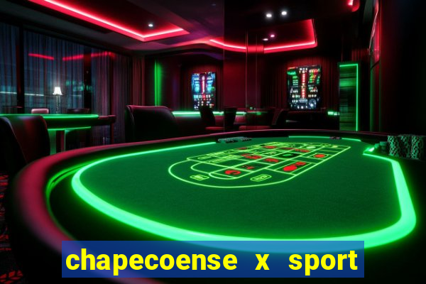 chapecoense x sport recife palpite