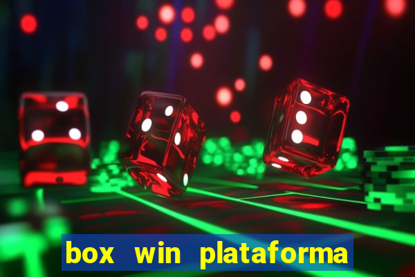 box win plataforma de jogos