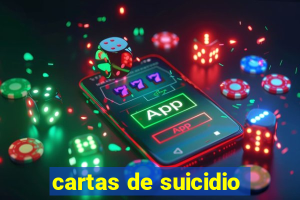 cartas de suicidio