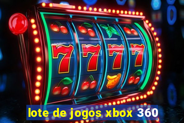 lote de jogos xbox 360