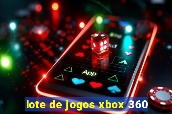 lote de jogos xbox 360