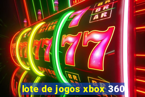 lote de jogos xbox 360