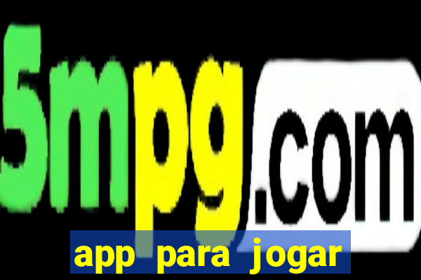 app para jogar jogo do bicho