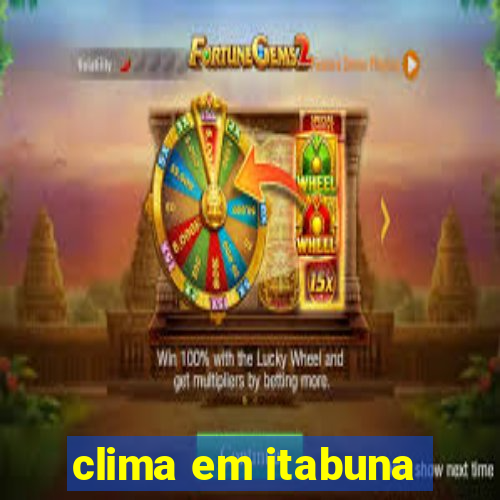 clima em itabuna