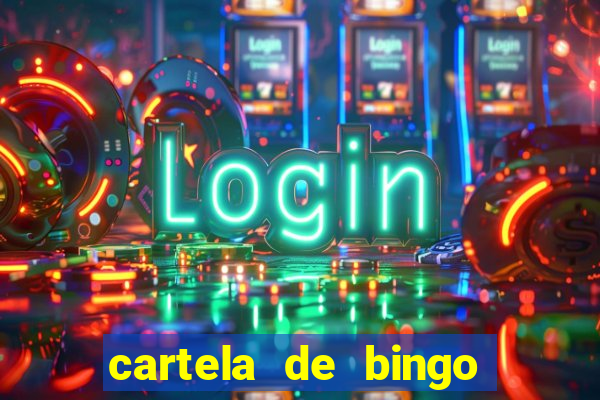 cartela de bingo da subtra??o para imprimir