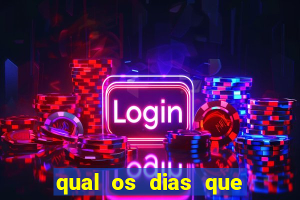 qual os dias que corre a lotofácil