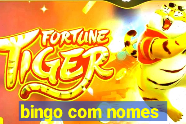 bingo com nomes