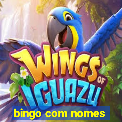 bingo com nomes