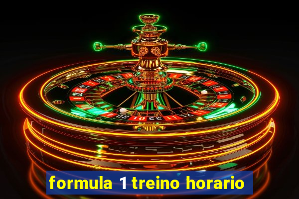 formula 1 treino horario