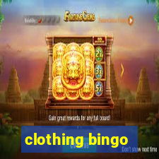 clothing bingo