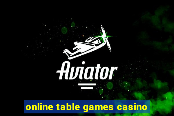 online table games casino