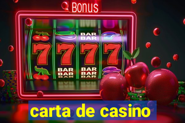 carta de casino