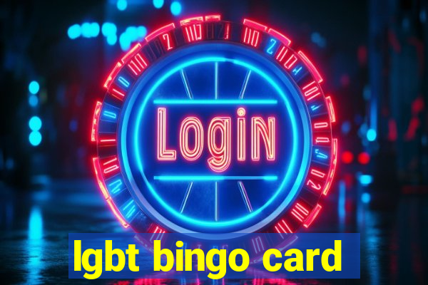 lgbt bingo card